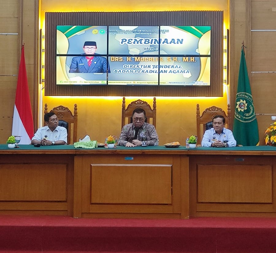 Kunjungan Dirjen Badilag Mahkamah Agung RI di Pengadilan Agama Tasikmalaya